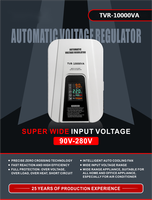 Régulateurs/Stabilisateurs de tension TVR-10KVA, régulateur de tension automatique 220V, type relais, haute puissance, AVR pour la maison et les entreprises