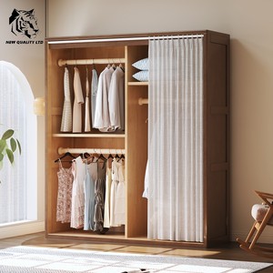 Armario corredizo ecológico personalizado de madera para dormitorio, el mejor precio, MOQ bajo, muebles a medida - Product Image 6