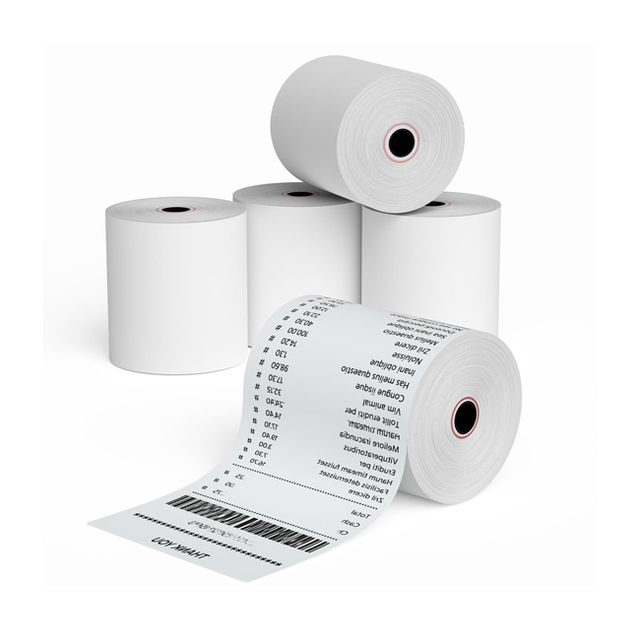 Eco-Friendly Durable Thermal Printer Paper Roll for Receipts and Cash Customizable Size