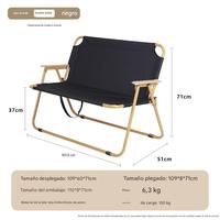 Chaise de camping en métal avec trépied, légère, en tissu Oxford 600D, résistante aux intempéries, pliable, pour la maison, la terrasse, le pique-nique en plein air, portable