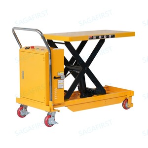 Plateforme à ciseaux hydraulique électrique 500 kg, plateforme élévatrice, chariot élévateur hydraulique, chariot pour le levage de marchandises - Product Image 3