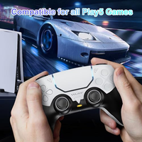 Manette de jeu sans fil OEM de haute qualité BT 5.3 avec connexion 2.4G, volant de jeu à réaction pour iOS, Android, PS5, PC, Steam, Mobile