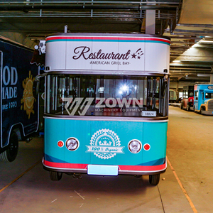 2026 New Design Mobile Food Truck Concession <b>Trailer</b> Ice Cream Hot Dog Cart for Business - Product Image 6