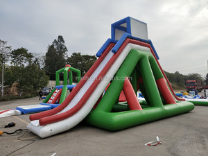Équipement d'amusement aquatique extérieur Grand <span class=keywords><strong>toboggan</strong></span> gonflable flottant <span class=keywords><strong>Aqua</strong></span> Park Sport Game Toboggans <span class=keywords><strong>Toboggan</strong></span> aquatique - Product Image 3