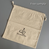 Kantong Serut Linen Besar Ramah Lingkungan Kantung Linen Kustom Tas Serut Linen