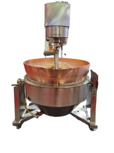 Machine de cuisson automatique au caramel et au nougat 260L-Cuisinière en cuivre <span class=keywords><strong>turc</strong></span> à haute efficacité, fabricant de bonbons robuste de qualité commerciale - Product Image 4