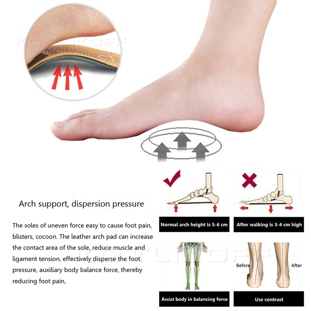 Een Paar 4D Suede Memory Foam Inlegzolen Platte Vo