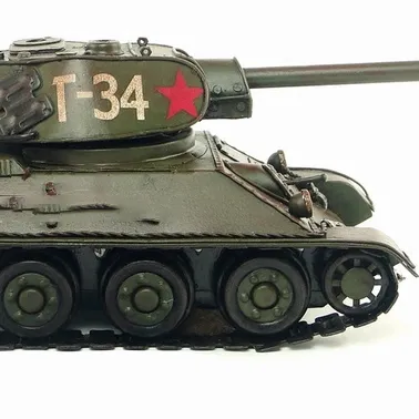 Militärisches Modell des Vintage handgemachten Panzers T-34 Kampfpanzer der Sowjetunion im Jahr 1940