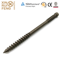 Vis à bois cachées XINRUIFENG FASTENER à double filetage, pointe étoilée TORX 15, pour tête de cylindre, bois structurel