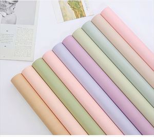 Papier d'emballage uni Han Feng pour fleurs, papier Ouya couleur unie, emballage de bouquets, sac pour fleuriste et usage domestique - Product Image 1