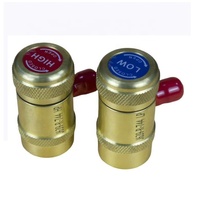 Manomètre de collecteur pour outils frigorifiques R744 à bon prix avec raccord rapide en laiton R744