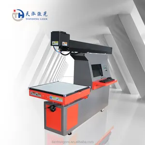 Grande formato dinamico Co2 CK Galvo Scanner Laser macchina per tessuto CO2 vetro Laser tipo 3D tessuto Jeans in pelle acrilica