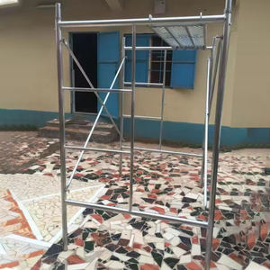 Échafaudage en acier pour la construction, échafaudage portatif en H, échafaudage traversable, échafaudage métallique pour portes, cadres d'échafaudage, matériel de construction - Product Image 2