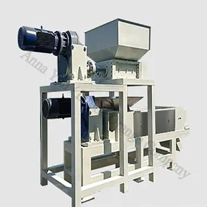 Fruit Vegetable Waste Shredder And Dewatering Squeezer For Various Waste Recycling Machine