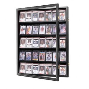Sports Card <b>Display</b> Frame Baseball Card <b>Display</b> <b>case</b> Trading Card Collection <b>Wall</b> <b>Display</b> Rack Frame - Product Image 3