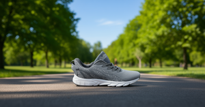 Scarpe da Corsa Palladium con Tomaia in Rete e Suola in Gomma, Unisex, Grigio Primaverile - Product Image 2