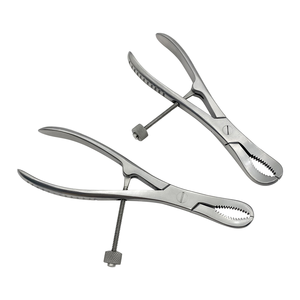 1 unidad Pinza de reducción manual dentada para falanges, para sujeción ósea, autoclavable, de acero inoxidable, con certificación CE, para <span class=keywords><strong>ortopedia</strong></span> y cirugía - Product Image 1