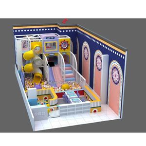 Aire de jeux intérieure Ensembles de jeux souples Aire de jeux intérieure pour enfants Petit parc d'attractions intérieur Équipements de jeux souples pour enfants - Product Image 1