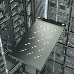 Estante Fijo y Deslizante de 19 Pulgadas para Racks 1U 2U, Bandeja Cantilever en Gabinete Negro RAL9004, Profundidad de 250mm 350mm, Productos en Stock - Product Image 3