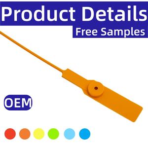 Sceau de sécurité en plastique jetable, sceau de plomb pour conteneur, sceau logistique pour voiture, sceau de charbon, attache anti-ajustement pour colis - Product Image 4