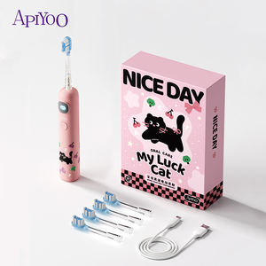 <span class=keywords><strong>Cepillo</strong></span> de Dientes Eléctrico Inteligente con Guía de Voz A9-<span class=keywords><strong>pro</strong></span> para Niños, Resistente al Agua IPX7, Cabezal de <span class=keywords><strong>Cepillo</strong></span> Suave Recubierto de PTE - 3 Ajustes de Limpieza - Product Image 6