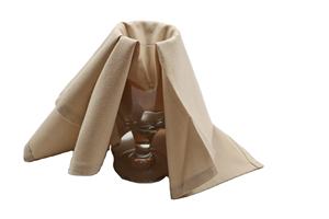 Serviettes de cocktail rectangulaires en coton et lin pour hôtel, jetables, pour la décoration de table de fête, style uni, ourlet tissé - Product Image 3