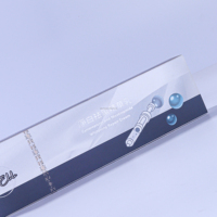 Boîtes de soins de la peau et de cosmétiques de luxe écologiques, biodégradables et recyclables, impression aquarelle dégradée, emballage cadeau