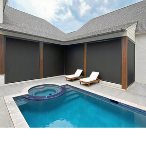 Auvent rétractable commercial durable, architecture moderne, alliage d'aluminium, imperméable, parasol métallique pour <span class=keywords><strong>restaurant</strong></span> - Product Image 3