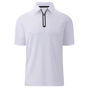 <span class=keywords><strong>Polo</strong></span> da Golf da Uomo Senza Stampa all'Ingrosso Blu Navy Magliette <span class=keywords><strong>Polo</strong></span> Dry-Fit a Maniche Corte con Taglio Tridimensionale - Product Image 5