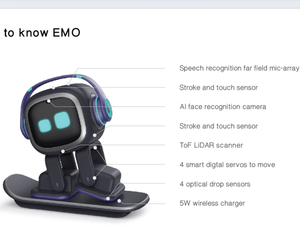 Nouveau <span class=keywords><strong>robot</strong></span> éducatif IA EMO Go Home, <span class=keywords><strong>robot</strong></span> <span class=keywords><strong>de</strong></span> bureau intelligent, jouet mignon et compagnon pour animaux <span class=keywords><strong>de</strong></span> compagnie, <span class=keywords><strong>robot</strong></span> jouet émotionnel pour enfants - Product Image 2