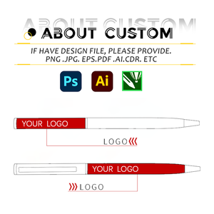 कस्टम बॉलपॉइंट पेन लोगो लक्जरी धातु बॉलपॉइंट पेन होटल व्यापार उपहार - Product Image 4