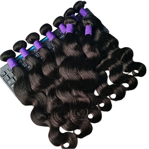 Wholesale 8-26 Inch Brazilian Remy Single Drawn <b>Body</b> <b>Wave</b> Hair Weaving Bundles 100g Natural Hair Color Human Hair - Product Image 1