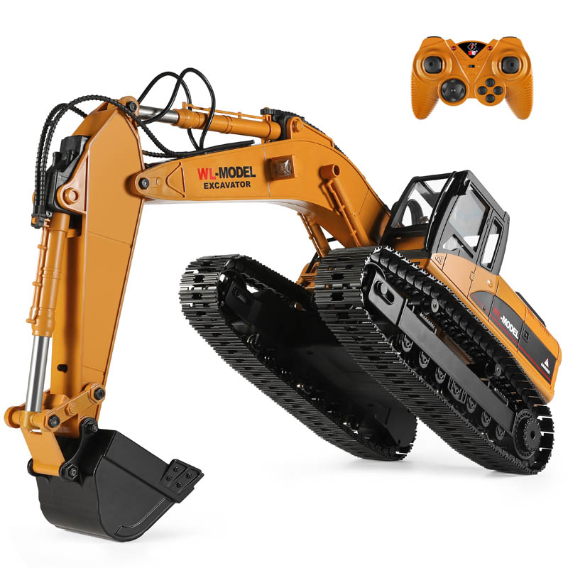 Wltoys 16800 1/16 23CH 2.4G Excavator - LED Lights & Smoking