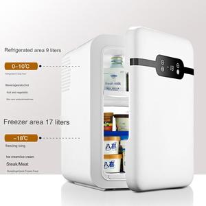 Mini <span class=keywords><strong>Réfrigérateur</strong></span> 20L à Double Porte et Logo Personnalisé pour Usage Domestique, Congélateur de Voiture Portable <span class=keywords><strong>Combiné</strong></span> <span class=keywords><strong>Réfrigérateur</strong></span> et Congélateur pour Hôtel - Product Image 4