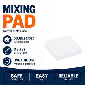 Papel de mezcla dental, papel para mezclar pegamento para uñas, papel para mezclar cemento, papel de muestreo engrosado, almohadilla de mezcla dental - Product Image 1