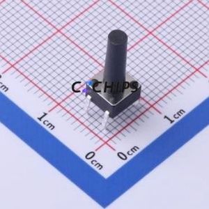 TS-1095PD-A18B3-D2 Tactile Switch Through hole-4P,6x6mm Switch Single Pole Single Throw Round Button 2.5N Through Hole - Product Image 1