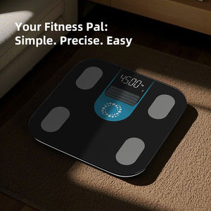 180KG/396LB Power Solar Charging Waage Lichtenergie Wiederauf ladbare Smart <span class=keywords><strong>Scale</strong></span> <span class=keywords><strong>Bluetooth</strong></span> Elektronische Körperfett waage - Product Image 2