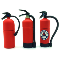 De dibujos animados de extintor de incendios pen drive bomberos disco Flash USB memoria stick U disco pendrive 4GB 16GB 32GB 64GB