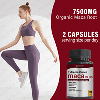 Capsules Énergétiques Multi-ingrédients Naturelles de Qualité Alimentaire pour Adultes : Maca Noire, Tribulus, Dong Quai, Fenugrec - 60 Gélules Personnalisables