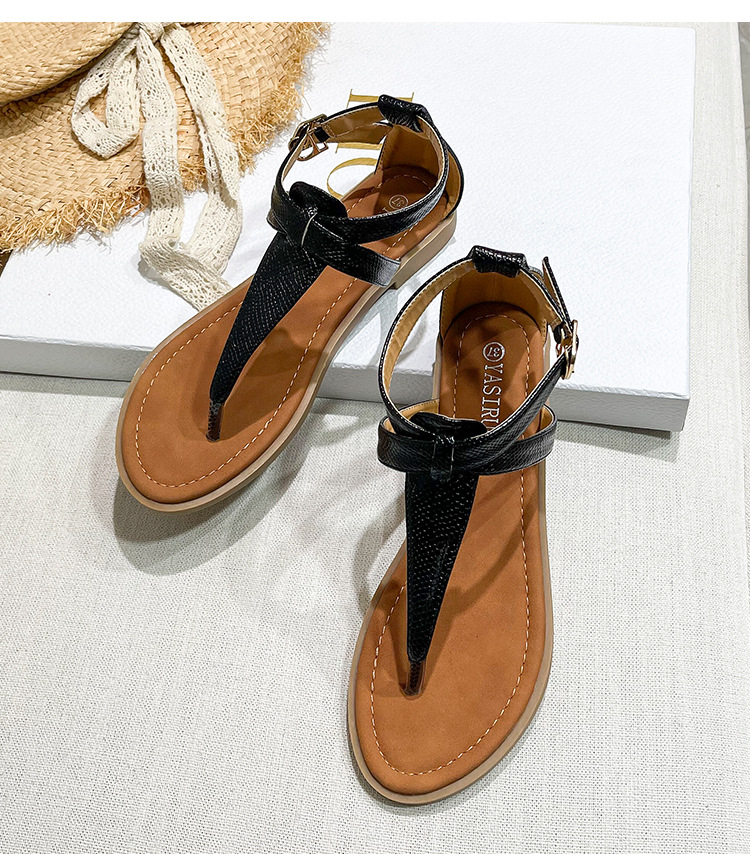 Summer Lady Sandals Cross-border Plus-size Fashion Bohemian Roman Women Sandals 2023