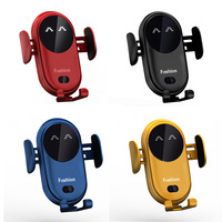 Soporte Inteligente Inalámbrico para Teléfono de Coche, Montaje en Rejilla de Ventilación, Rotación de 360 Grados, Carga Rápida, Soporte Móvil