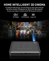Mini projecteur 3D 4K Wireless BT Home Cinéma Vidéo Film P10 II Projecteurs Full HD 1080P DLP Smart Android LED Wifi