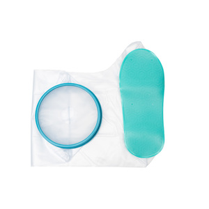 Antiscivolo impermeabile bendaggio Cast protettore adulto gamba corta con suola antiscivolo per doccia FS-2103A riutilizzabile - Product Image 2