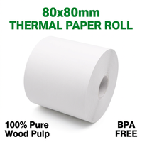 Harga Pabrik Gulungan Kertas Thermal 80mm 57mm 100% Pulp Kayu Murni Bebas BPA untuk Printer POS Mesin Kasir