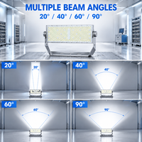 Projecteur LED Modulaire 200W Extérieur IP67 Blanc Froid 6000K avec Support Rotatif Réponse Rapide pour Jardin - Vente en Gros