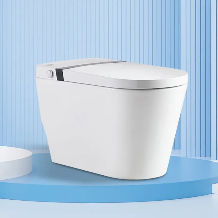 Modern Hotel Ceramic Siphon Flushing Intelligent Toilets Sanitary Ware Bathroom One Piece Smart Toilet