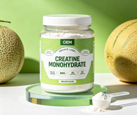 Créatine monohydrate en poudre OEM 300g Haute pureté Complément alimentaire pour adultes Croissance musculaire Énergie Soutien immunitaire Sans saveur
