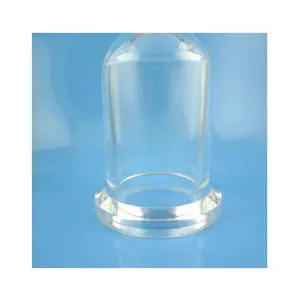 Оптовая продажа, высококачественный термостойкий стеклянный колокольчик с фланцем