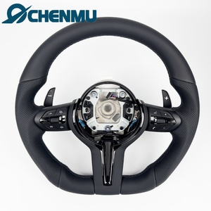 Volante de Cuero Perforado de Fondo Plano para <span class=keywords><strong>BMW</strong></span> M M3 <span class=keywords><strong>M5</strong></span> M6 F01 F02 F06 F07 F10 F11 F12 F13 F30 F32 F80, Venta Directa de Fábrica - Product Image 6
