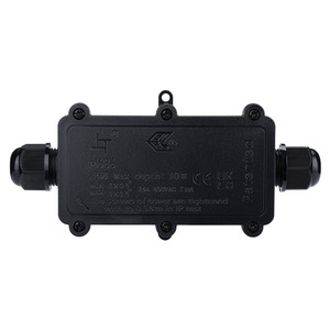 M686 Waterproof Junction Box M20 Connector 1 Inlet 1 Outlet IP66 <b>Outdoor</b> <b>Cable</b> Sealed Box - Product Image 1